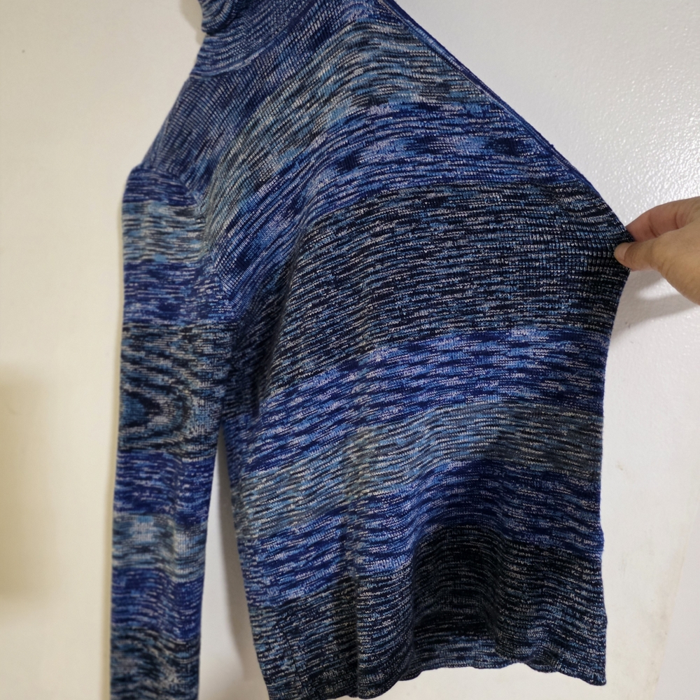 Bardot Navy Knit Turtleneck